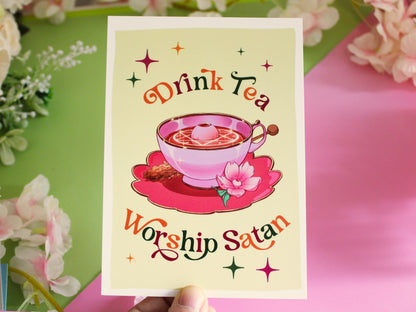 Satanic Tea Party Postcard Set