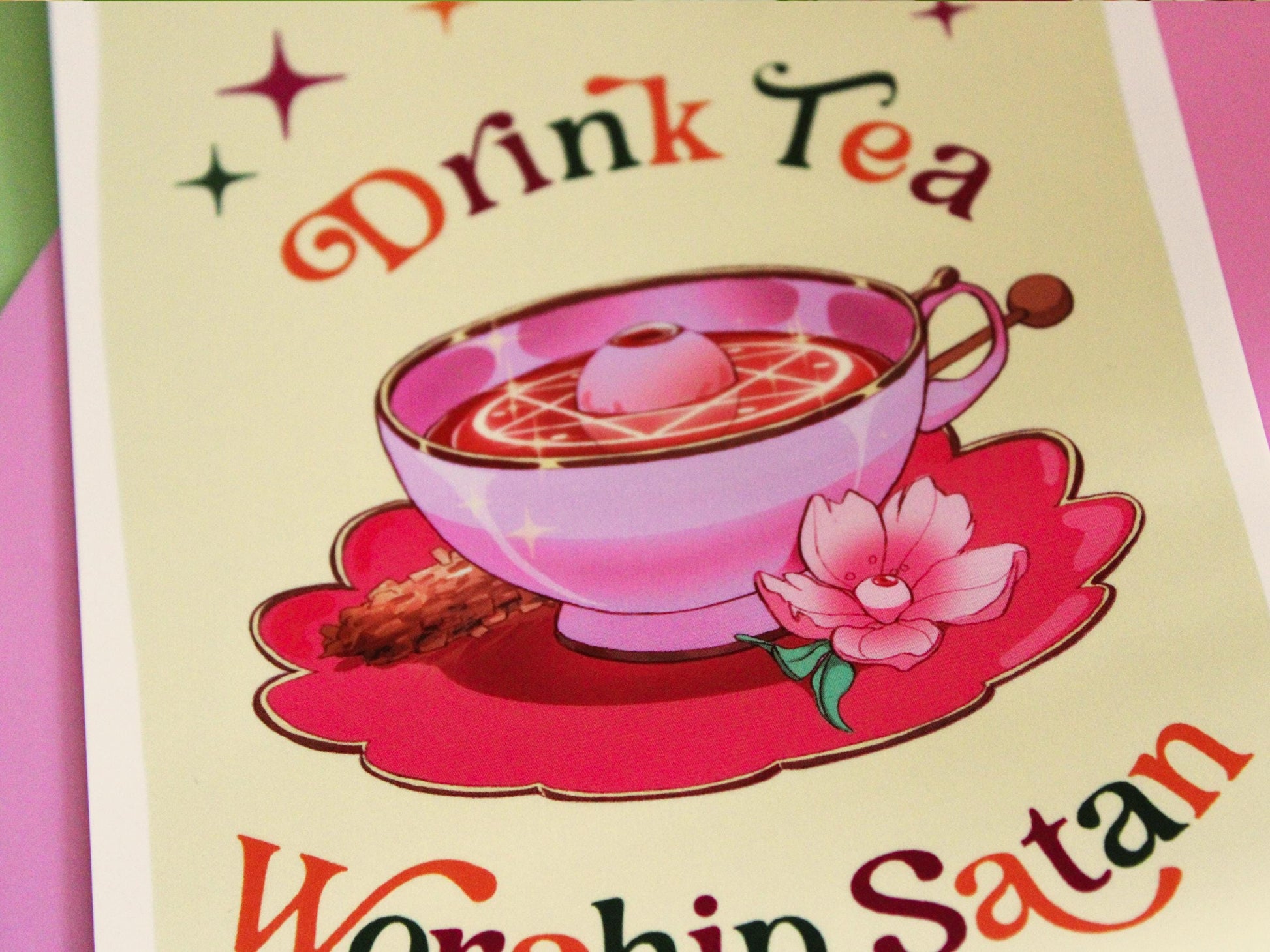 Satanic Tea Party Postcard Set