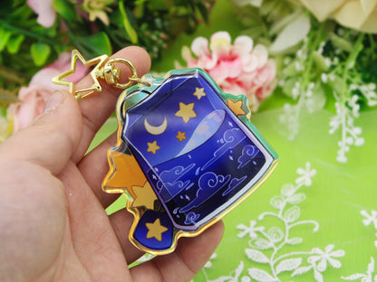 Starry Tea Bag Acrylic Charms