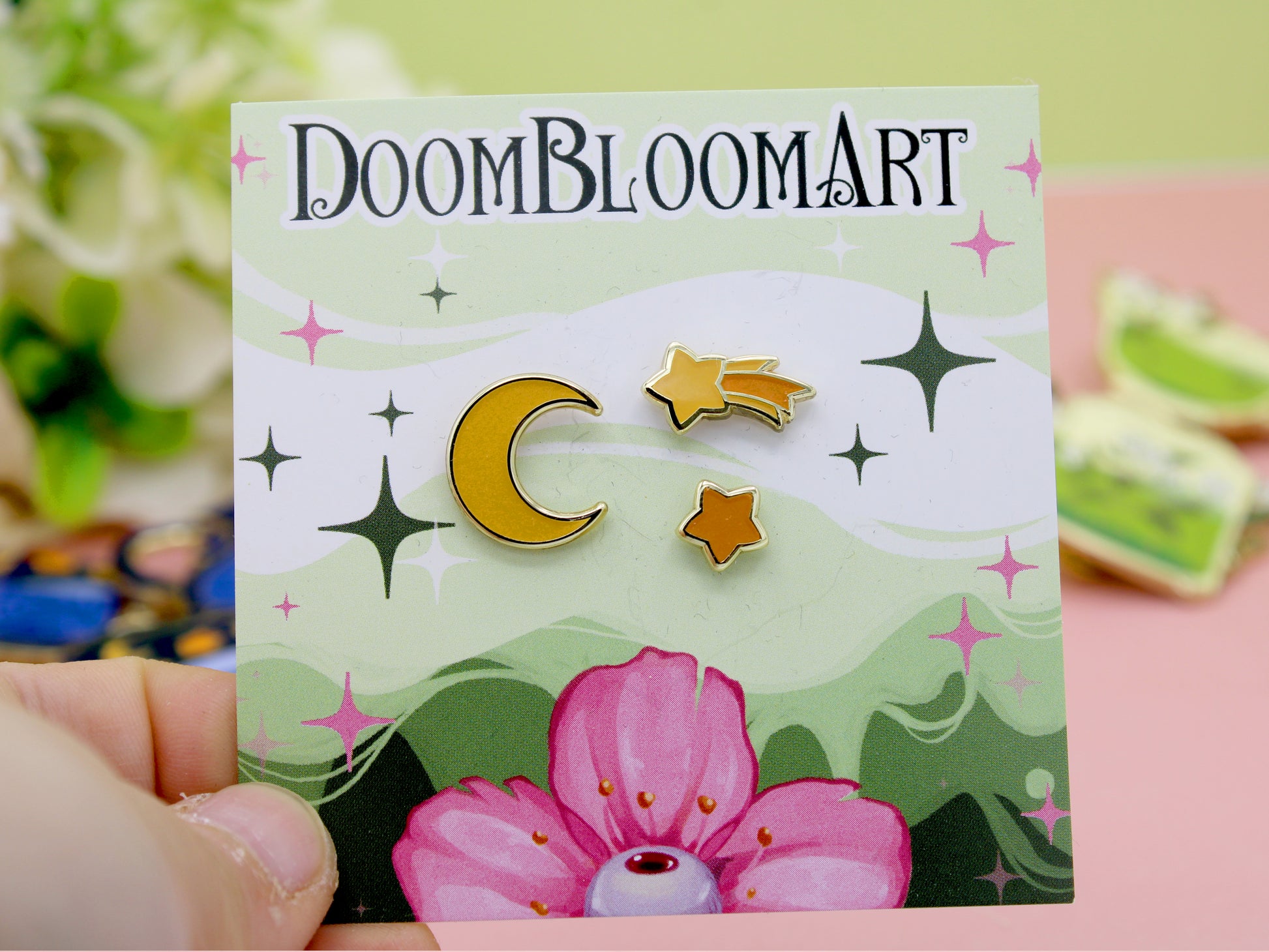 Stars and Moon Filler Pin Set