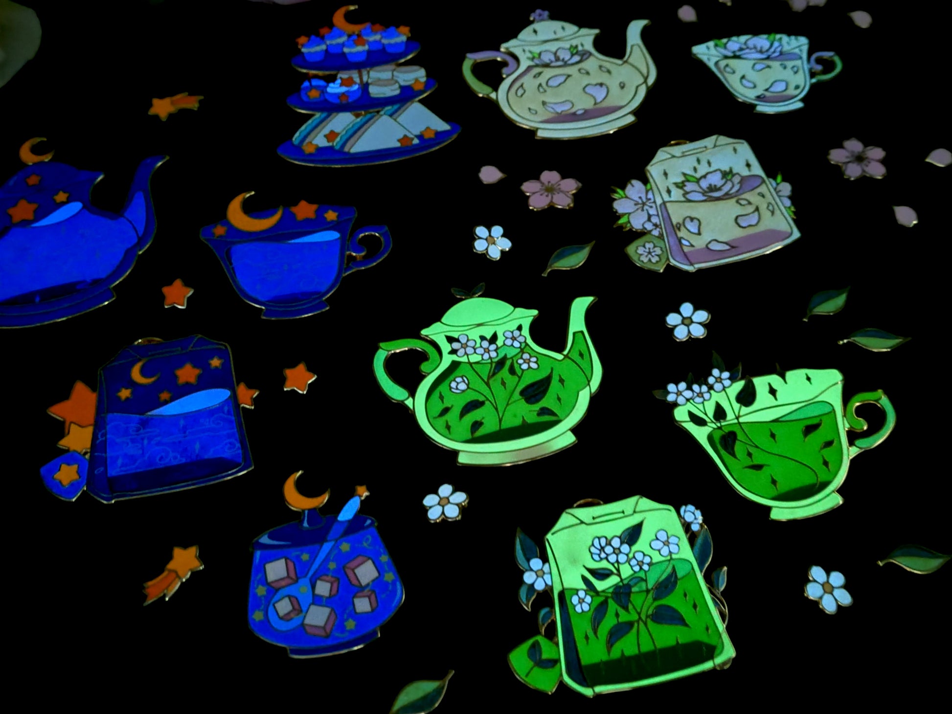 Stars and Moon Filler Pin Set