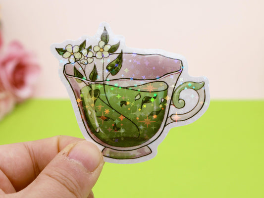 Tea Leaf Tea Cup Stickers