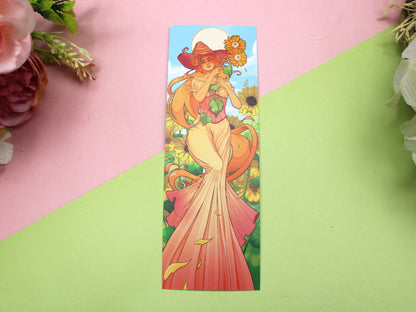 Sunflower Witch Bookmark