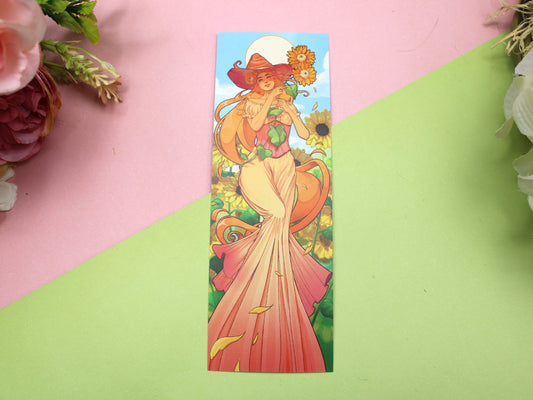 Sunflower Witch Bookmark