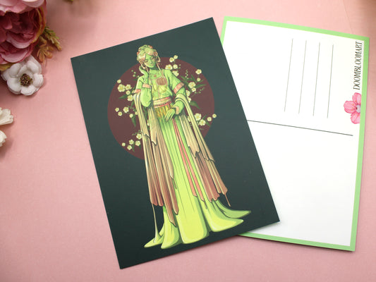 Jasmine Tea Slime Girl Postcard