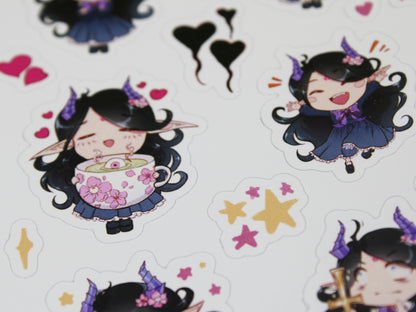 Demonic Moods - Journaling Stickers (Glossy Paper)