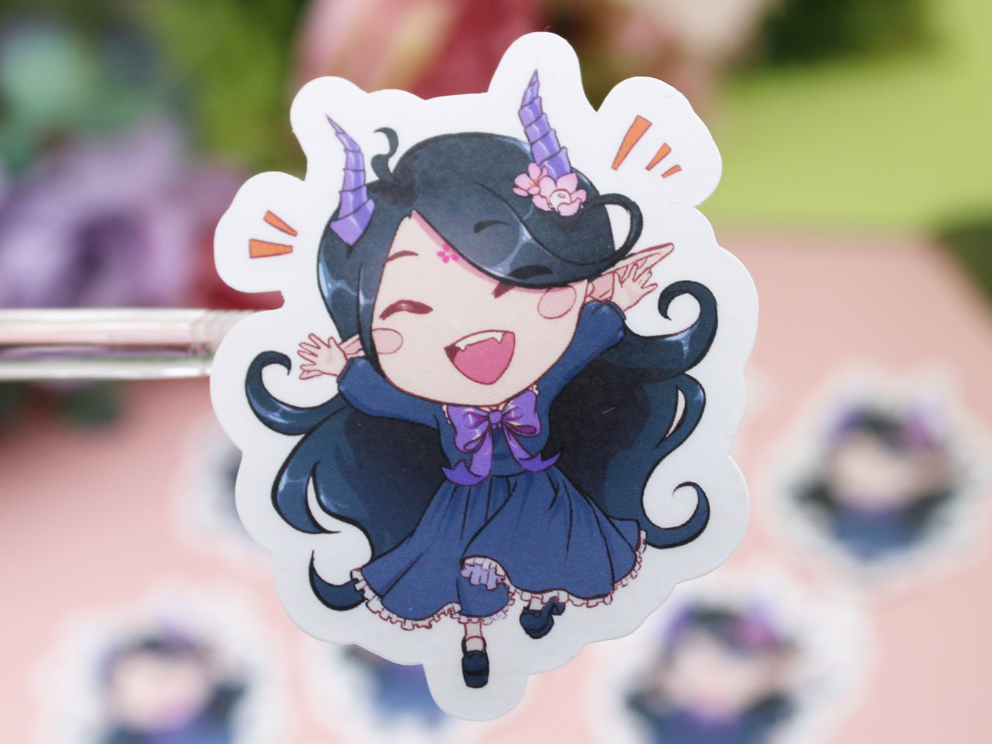 Demonic Moods - Matte Chibi Stickers