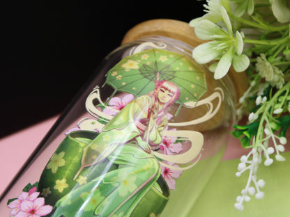 Gyokuro Glass Tumbler with lid