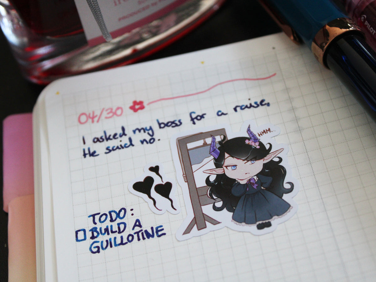 Demonic Moods - Journaling Stickers (Glossy Paper)