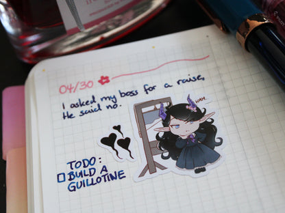 Demonic Moods - Journaling Stickers (Glossy Paper)