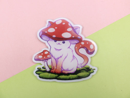 Meowshroom Acrylic Fridge Magnet