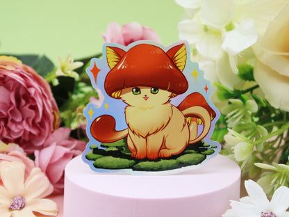 Meowshrooms - Colorful Holo Stickers