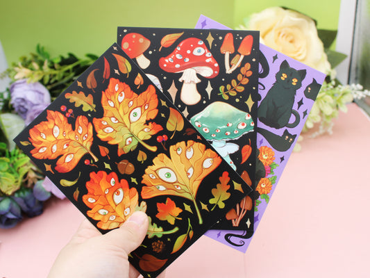 All eyes on Fall - Postcards