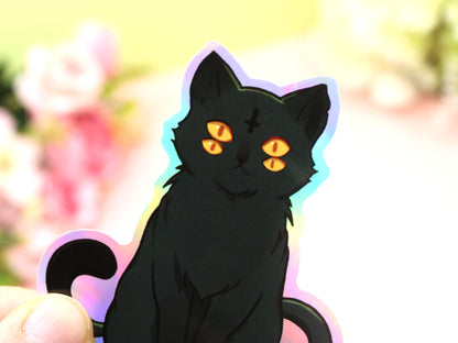 Four Eyed Cat (Sitting)