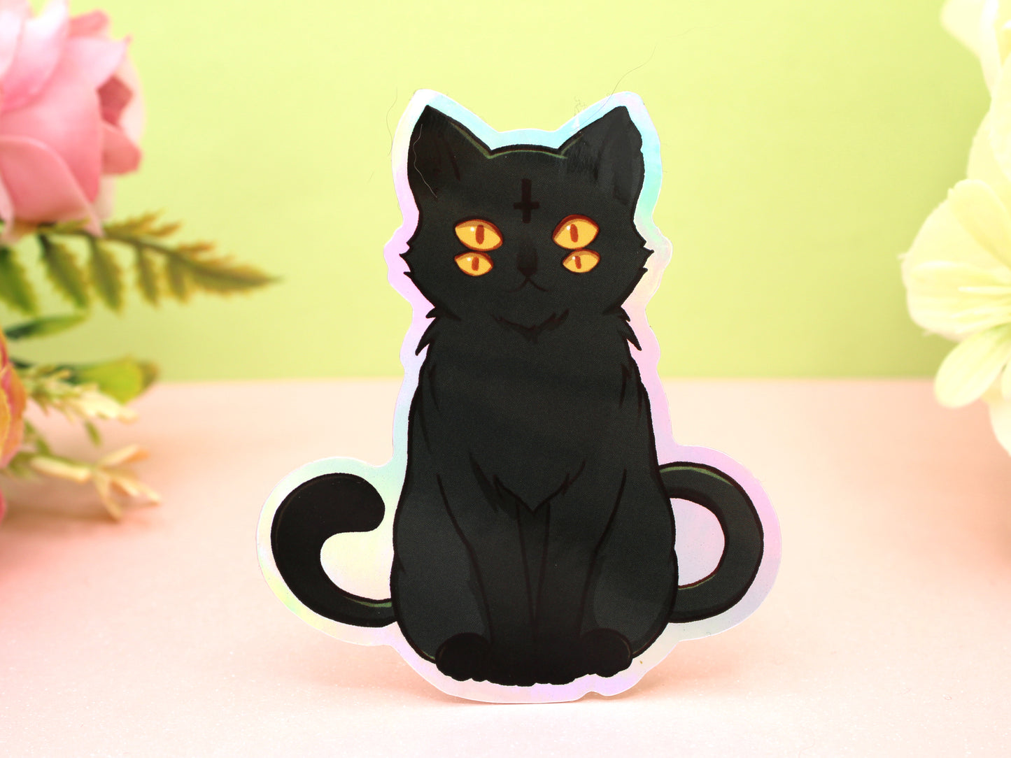 Four Eyed Cat (Sitting)