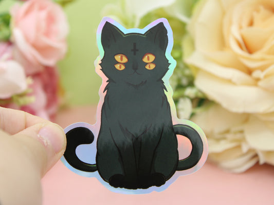Four Eyed Cat (Sitting)