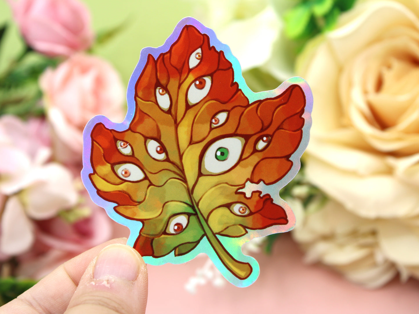 Autumn Leaves With Eyes - Maple