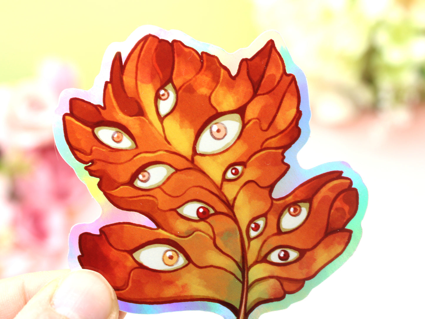 Autumn Leaves With Eyes - Hawthorn