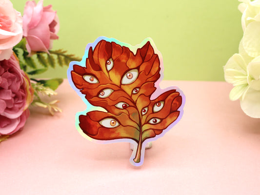 Autumn Leaves With Eyes - Hawthorn