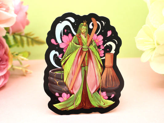Matcha Sticker (Holographic)