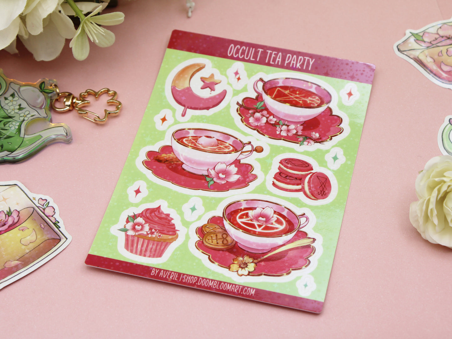 Occult Tea Party Sticker Sheet