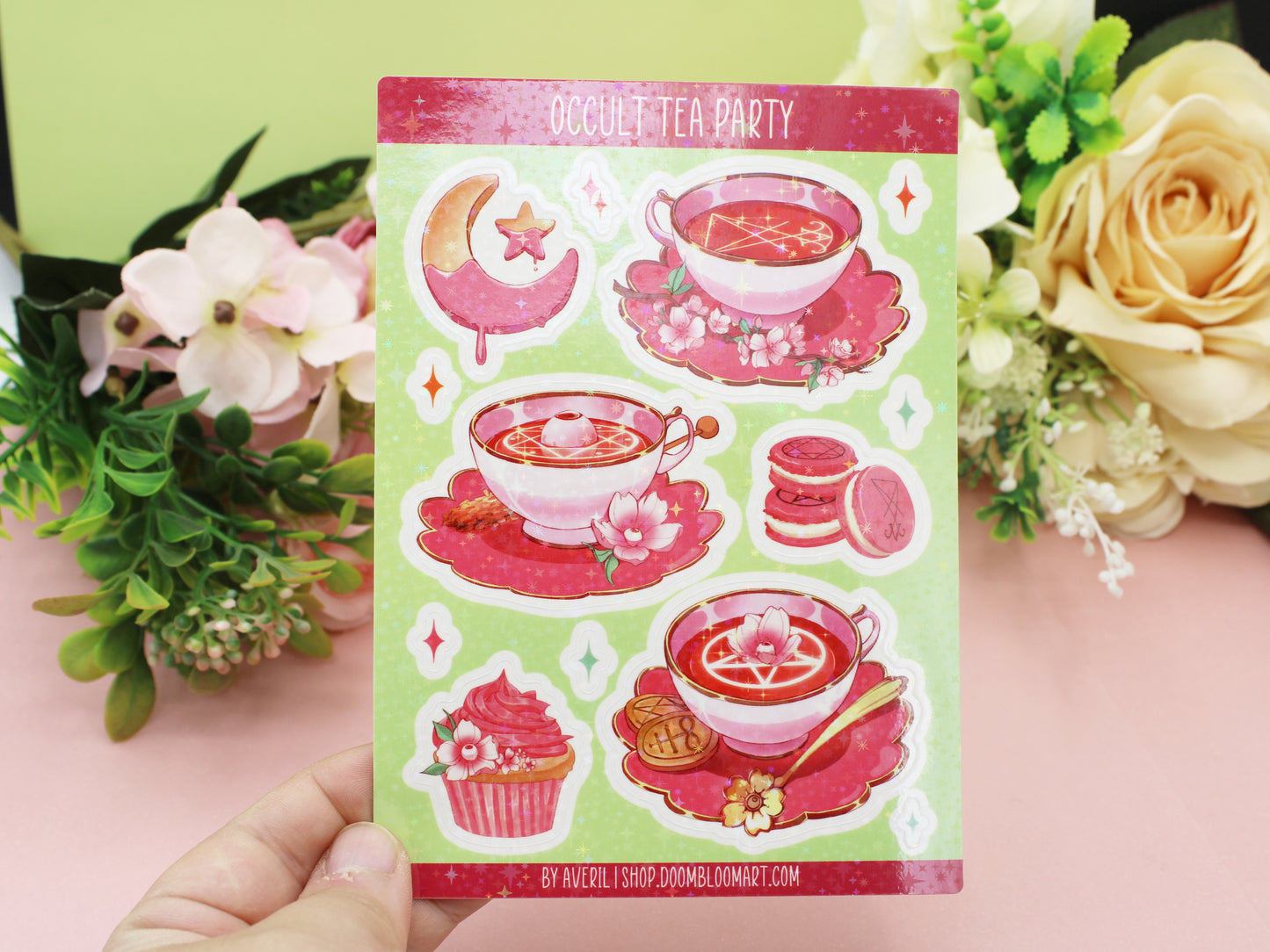 Occult Tea Party Sticker Sheet