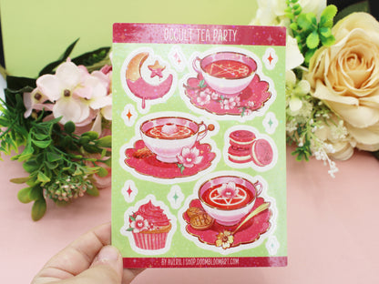 Occult Tea Party Sticker Sheet