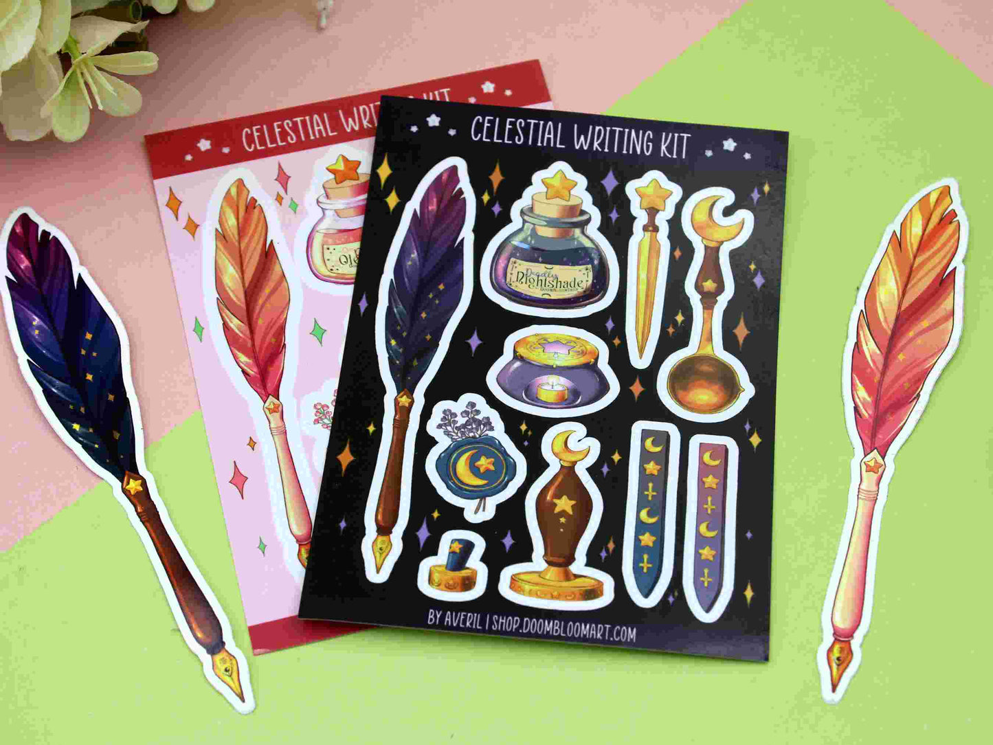 Celestial Writing Kit - Sticker Sheet