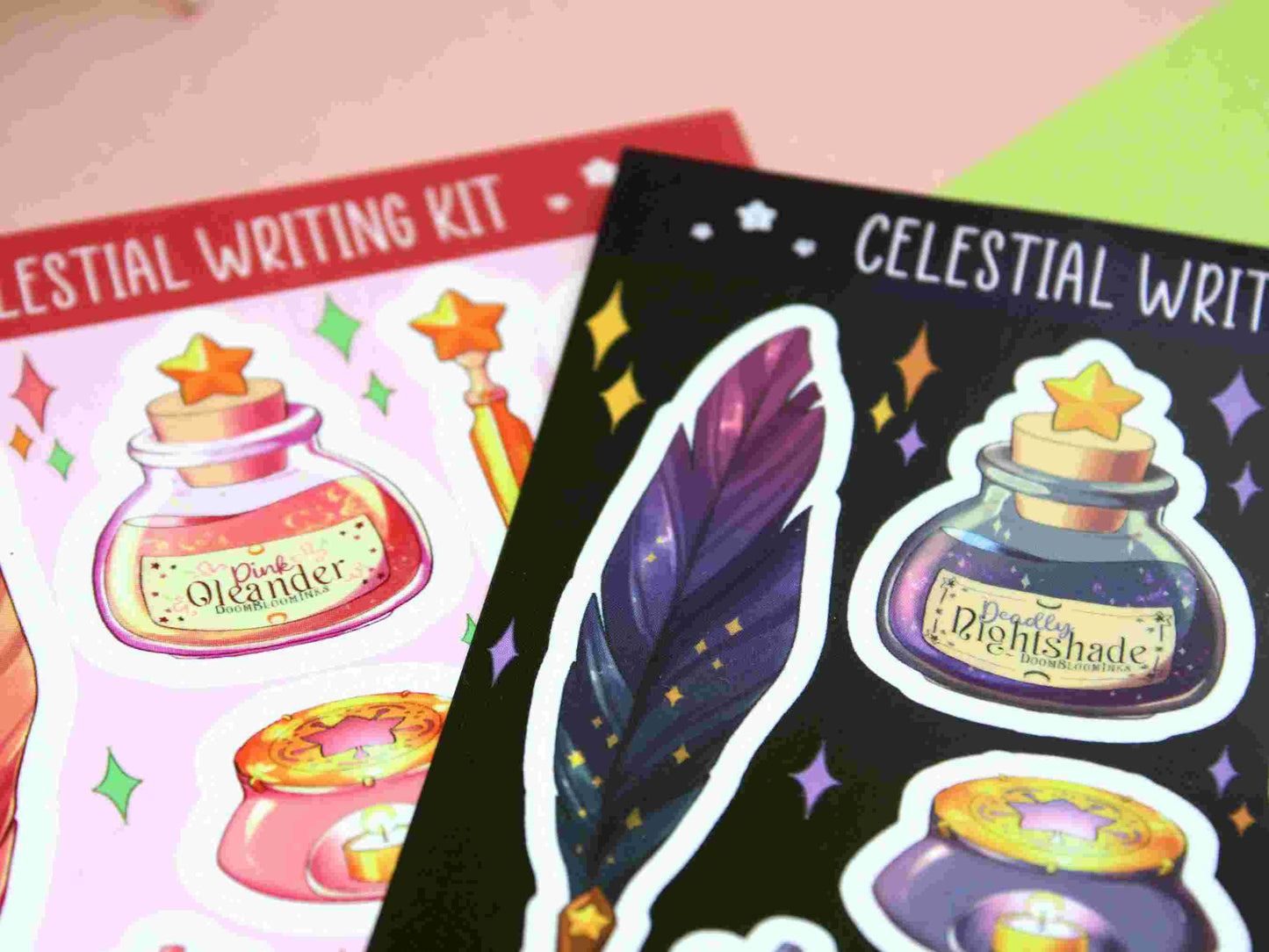 Celestial Writing Kit - Sticker Sheet