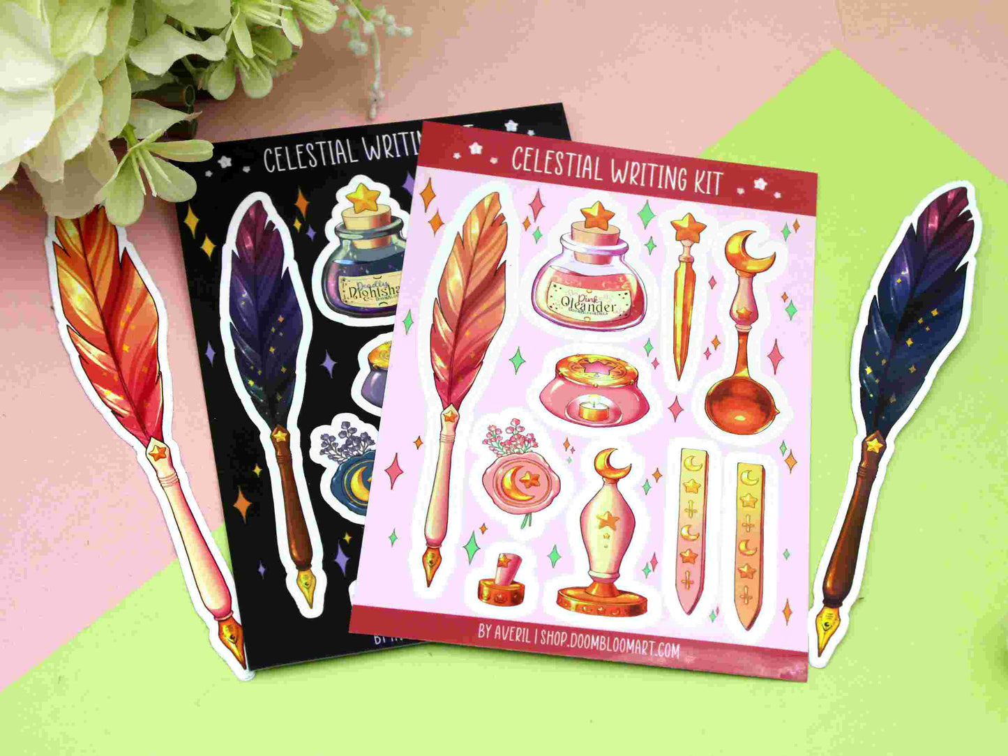 Celestial Writing Kit - Sticker Sheet