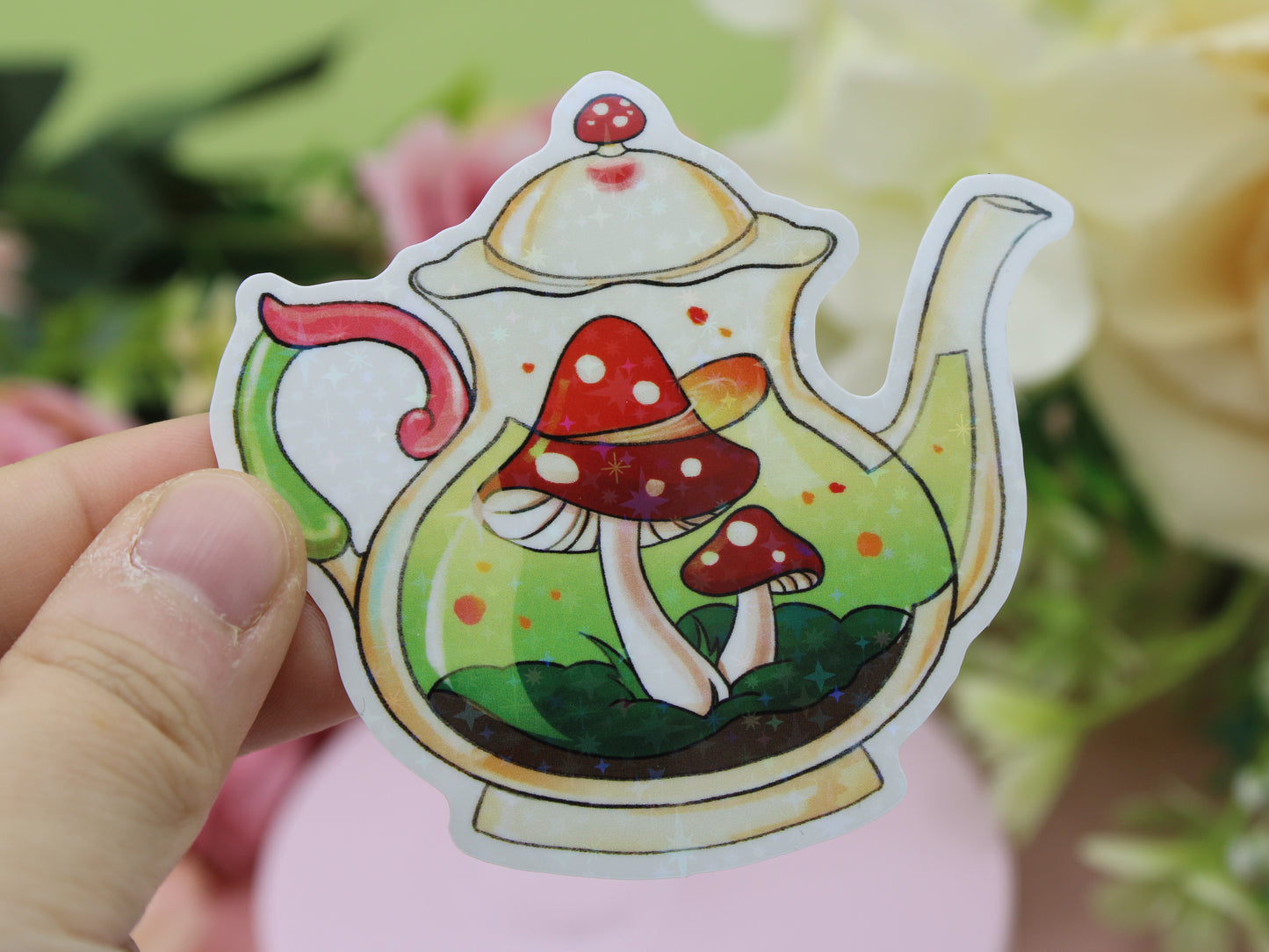 Mushroom Tea Pot Stickers