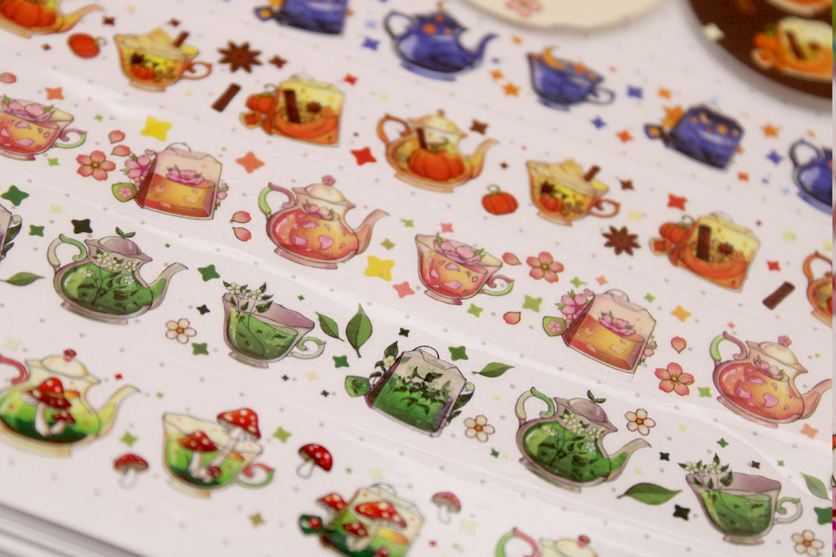 Magic Tea Party Clear PET Tapes