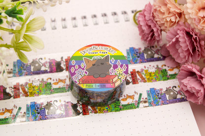 Cats x Books Pride Clear PET Tapes
