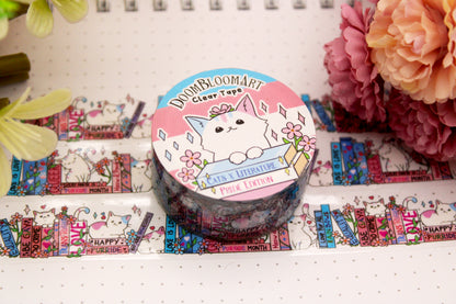 Cats x Books Pride Clear PET Tapes